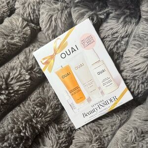 OUAI Hair Essentials Trio with Gold Accents